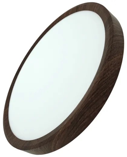 LED stropné svietidlo LED/24W/230V 3000/4000/6500K pr. 30 cm hnedé