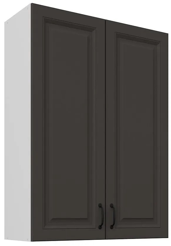 Skrinka do kuchyne Stilo grafit matná/biely 80G-108 2F