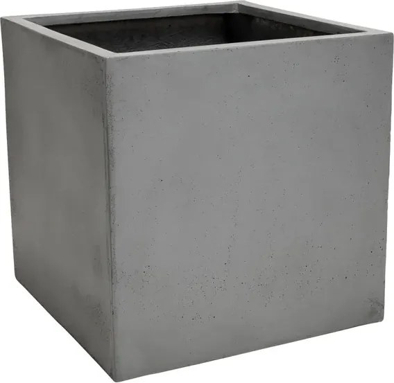 Kvetináč BLOCK, sklolaminát, 45x45x45 cm, betón design