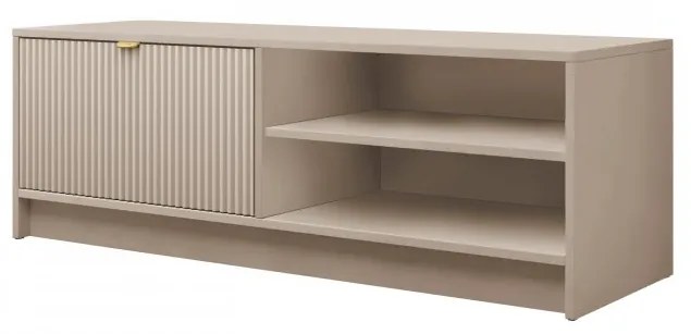 Tv stolík/skrinka Razimo 1K, Farby: Biely velvet