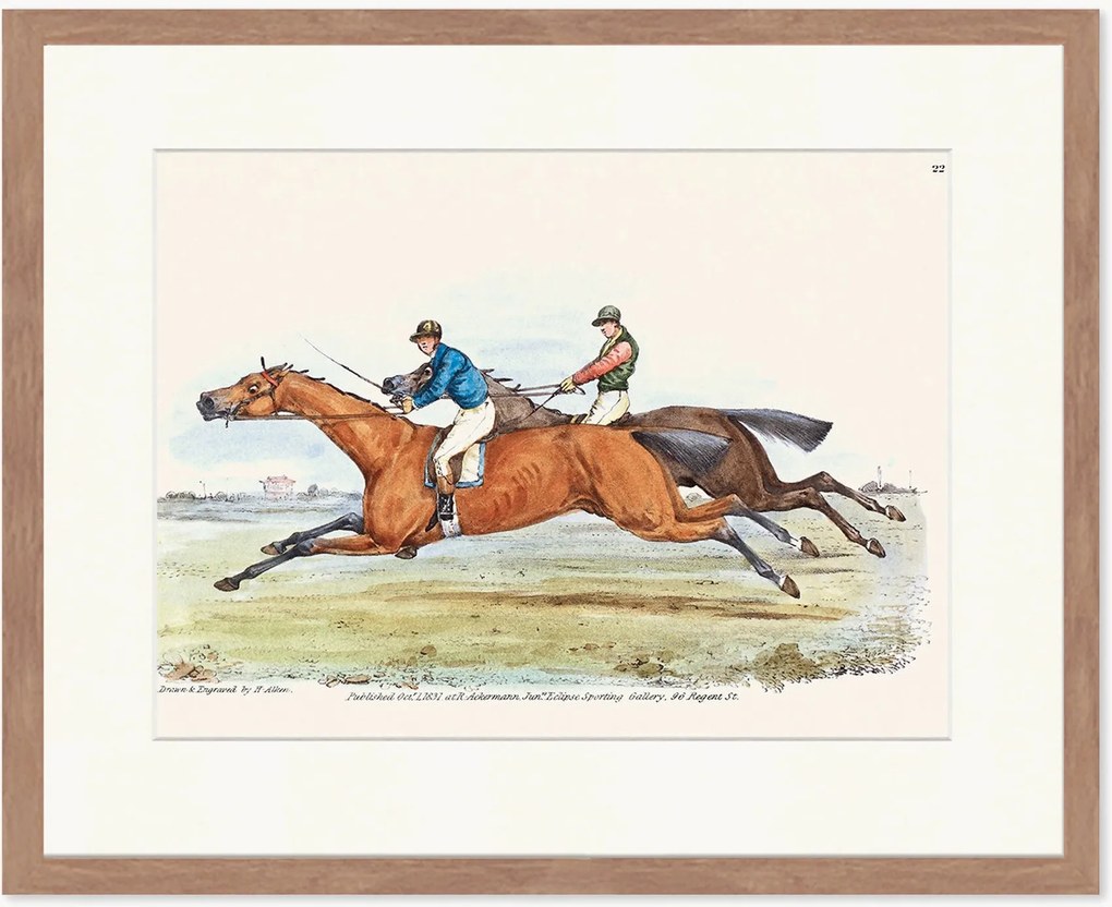 Nástenná dekorácia v ráme Equestrian, rôzne veľkosti