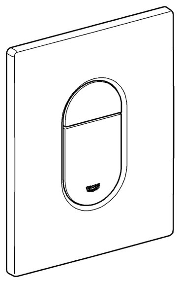 GROHE 38844000 - Splachovacie tlačidlo ARENA COSMOPOLITAN 156 × 197 mm chróm