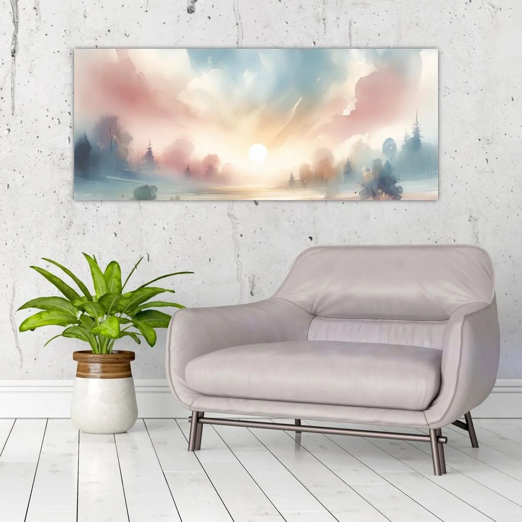 Obraz - Elegantná krajina (120x50 cm)