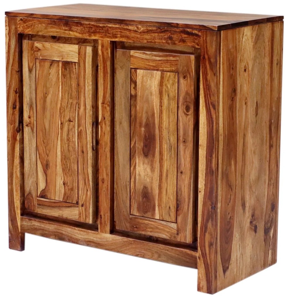 furniture-nabytek.cz - Rustikálna komoda z masívneho palisandru 90x90x45