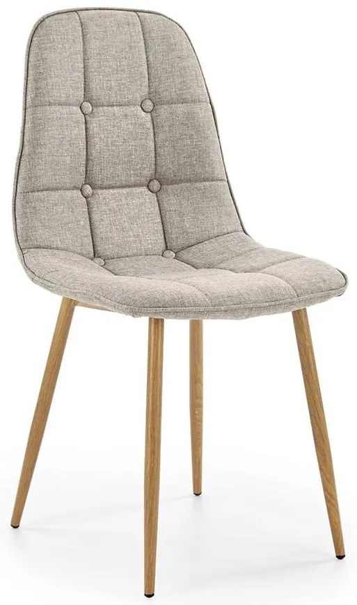 Stolička K316 béžová/dub medová