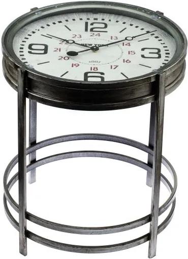 Kovový stôl - hodiny 52 × 60,7 × 52 cm