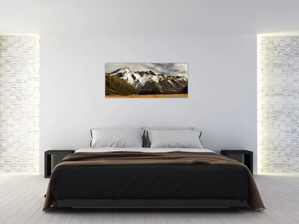 Obraz hory Sefton, Nový Zéland (120x50 cm)