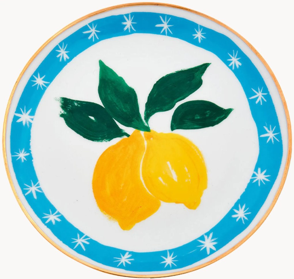 Ručne vyrobený porcelánový dezertný tanier Con Amore