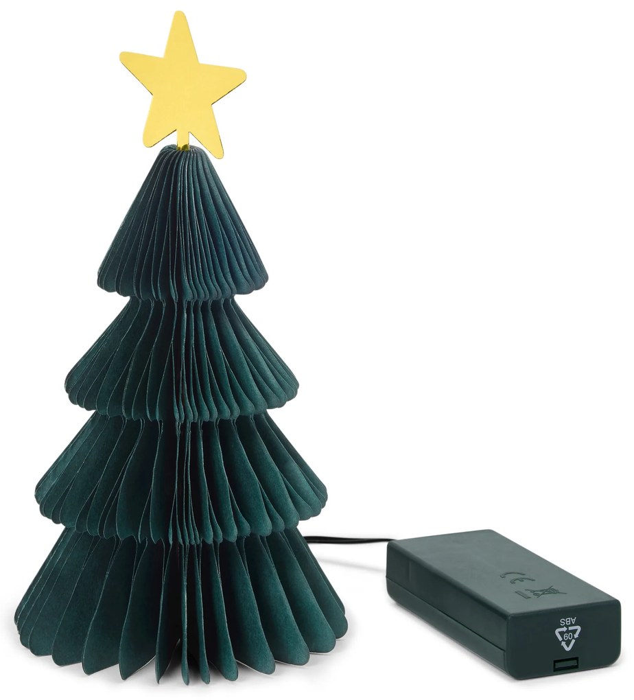 Papierový strom s LED, malý