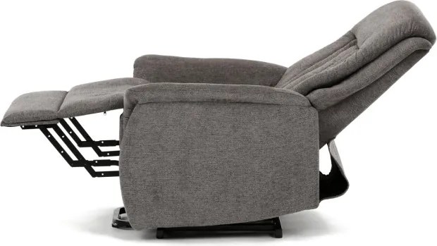 Polohovacie kreslo sivé, elektrické TV-Q8575 GREY2