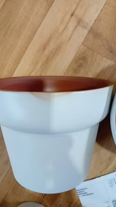 Kvetináč MAYA krémový 885384 - drobné poškodenie
