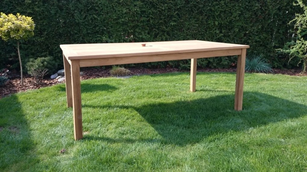 TEXIM GARDEN II - záhradný jedálenský stôl GARDEN II + 6 x stolička EDY, teak