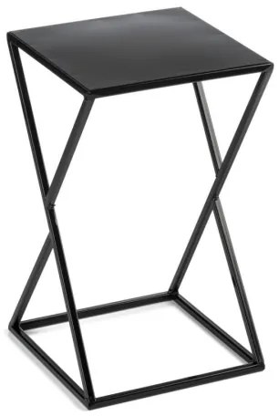 Stojan na kvety LOFT 40x23,5 cm čierna