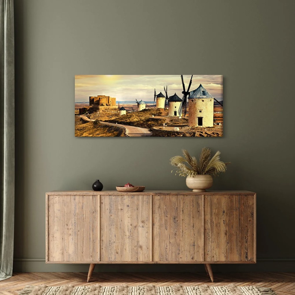 Obraz - Veterné mlyny (120x50 cm)