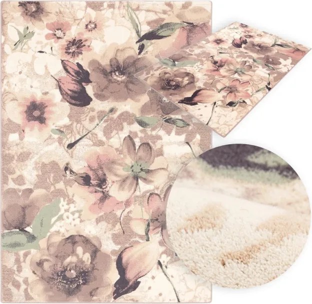 Koberec Agnella Isfahan Marica Pieskový