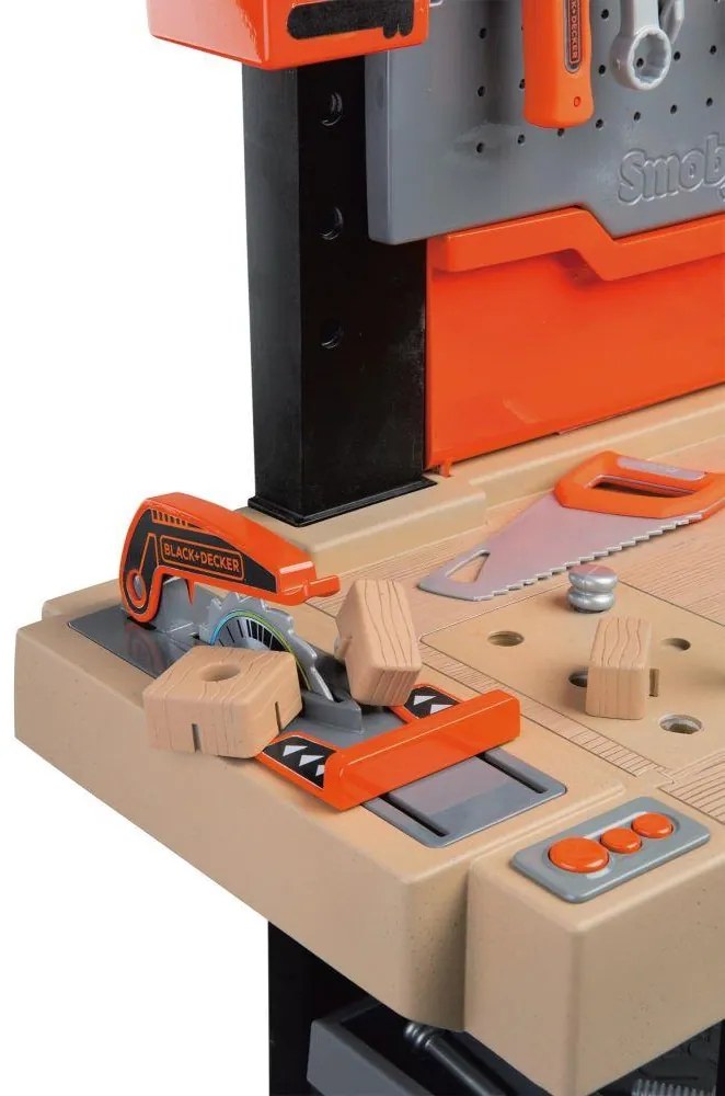 Smoby 360702 Black&Decker elektronický pracovný stôl Ultimate so zvukom SM 360702