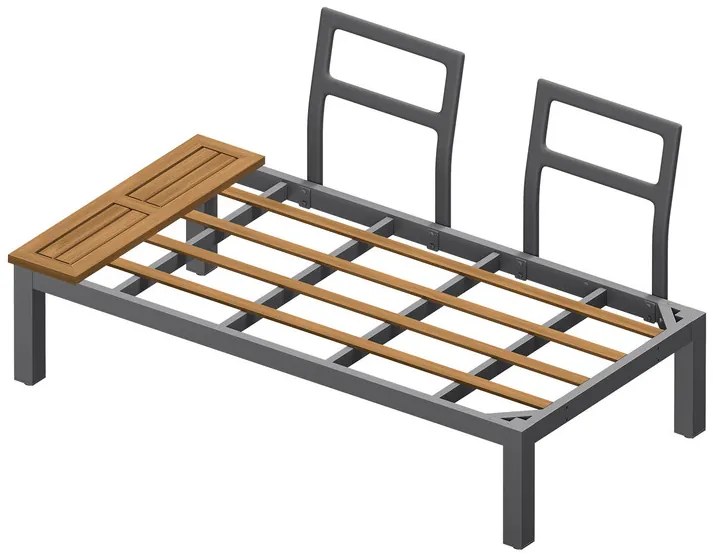 Livarno home Rohová sedacia súprava, hnedá/sivá (850000244)