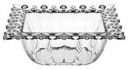 KRIŠTÁĽOVÁ MISKA BOHEMIA PIERCE 195MM