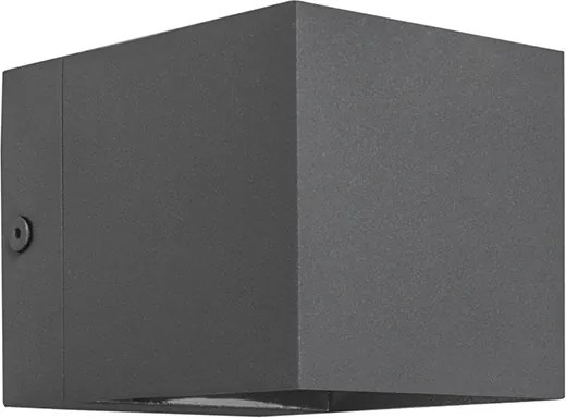 Moderná nástenná lampa tmavosivá - Transfer