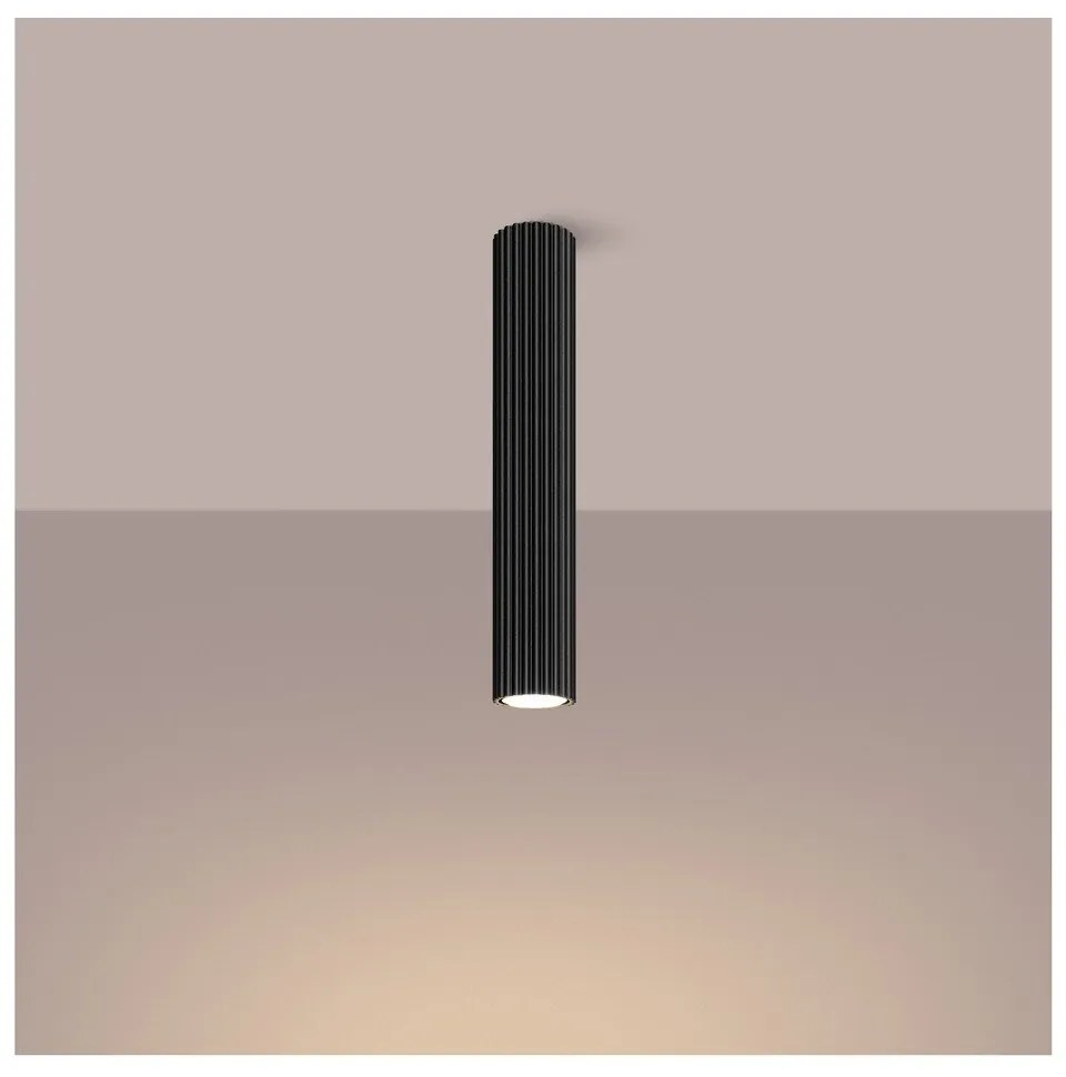 Čierne bodové svietidlo Gleam – Sollux