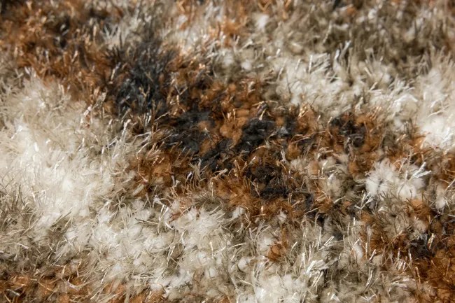 Koberec SHAGGY PUFFY Y615B antracitový / medený