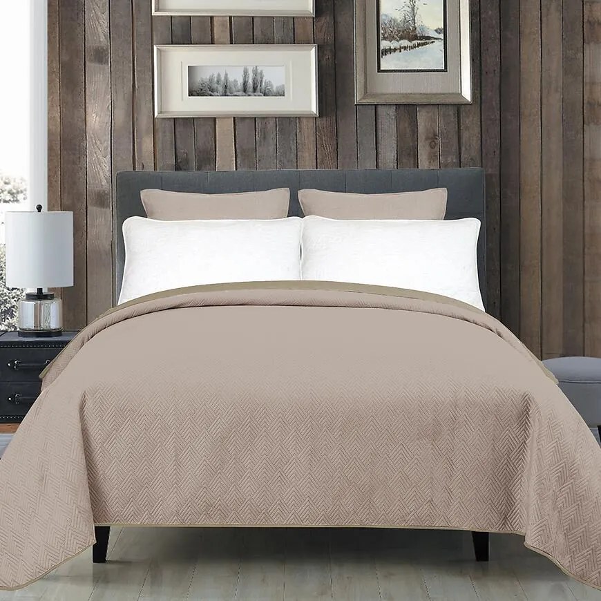 Prikrývka na posteľ Sonia 170x220 cm 1 béžová