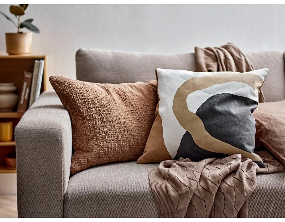 Hnedá pletená deka 130x170 cm Gentle – Södahl