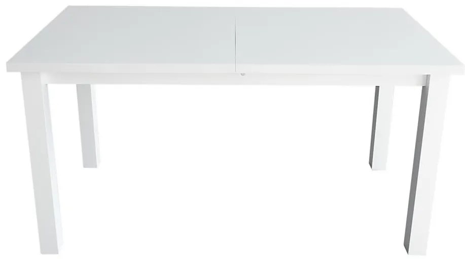 Rozkladací jedálenský stôl LIAM biely
