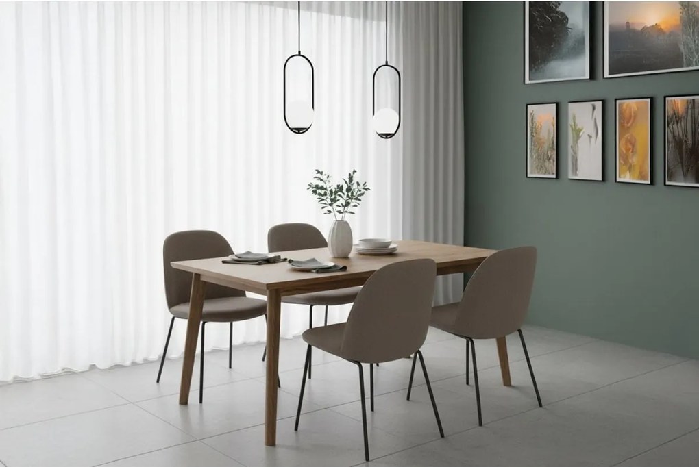 Závesné svietidlo Florence, 2x biele sklenené tienidlo, b, UI