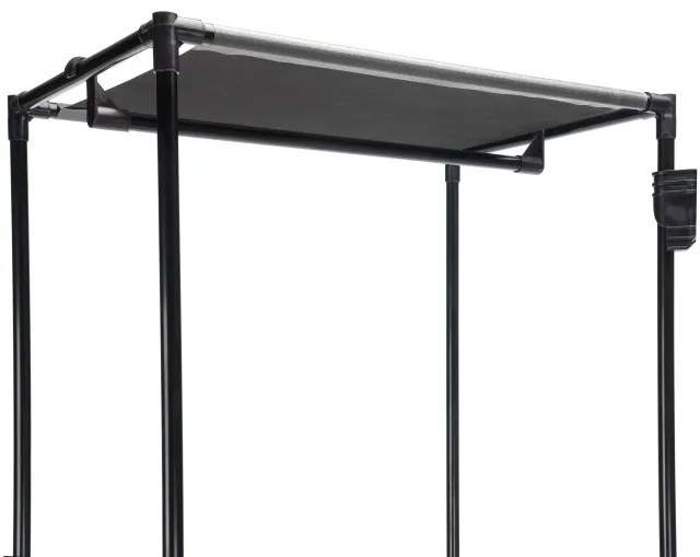 Šatníková skriňa MILENA čierna