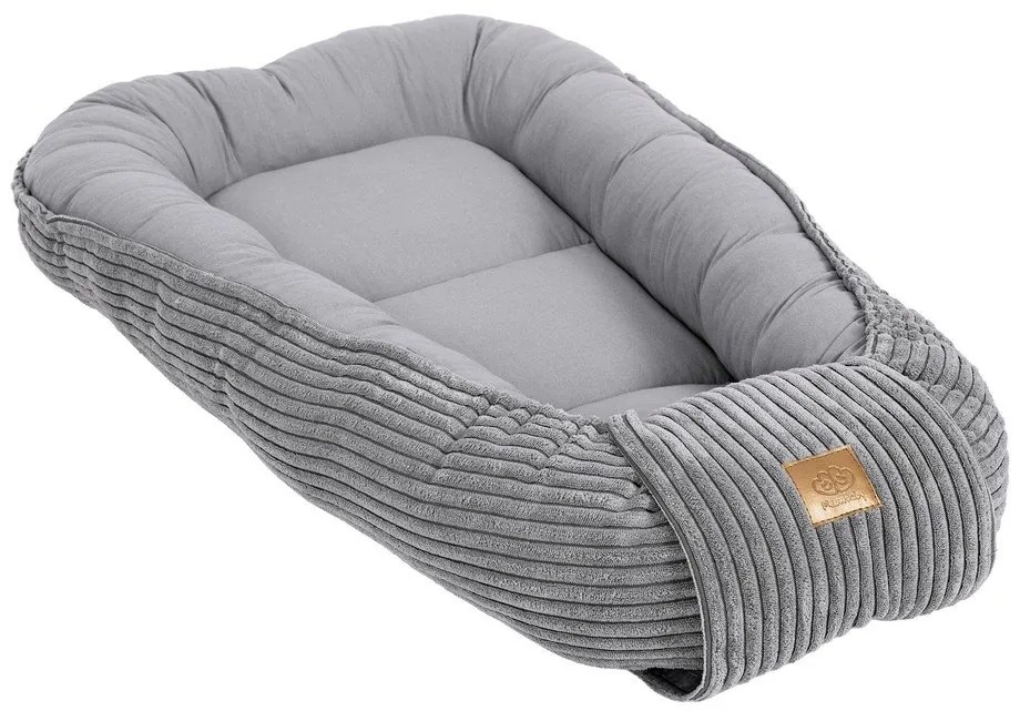 Sivé hniezdočko pre bábätko 55x83 cm – Meowbaby