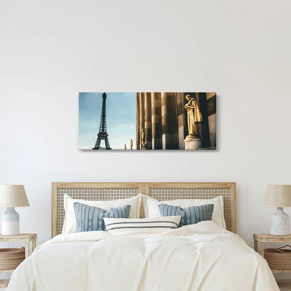 Obraz z Trocaderského námestia, Paríž (120x50 cm)