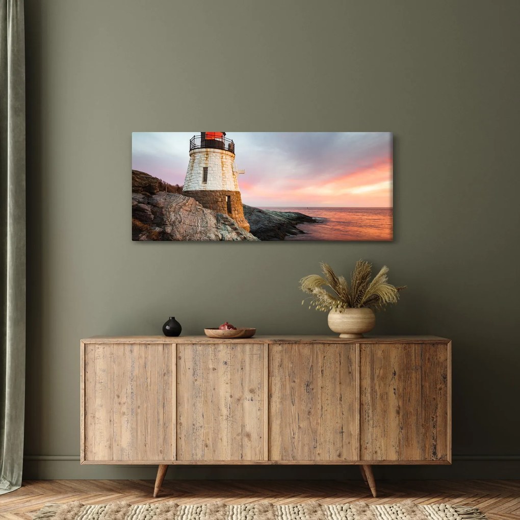 Obraz - Maják Castle Hill (120x50 cm)