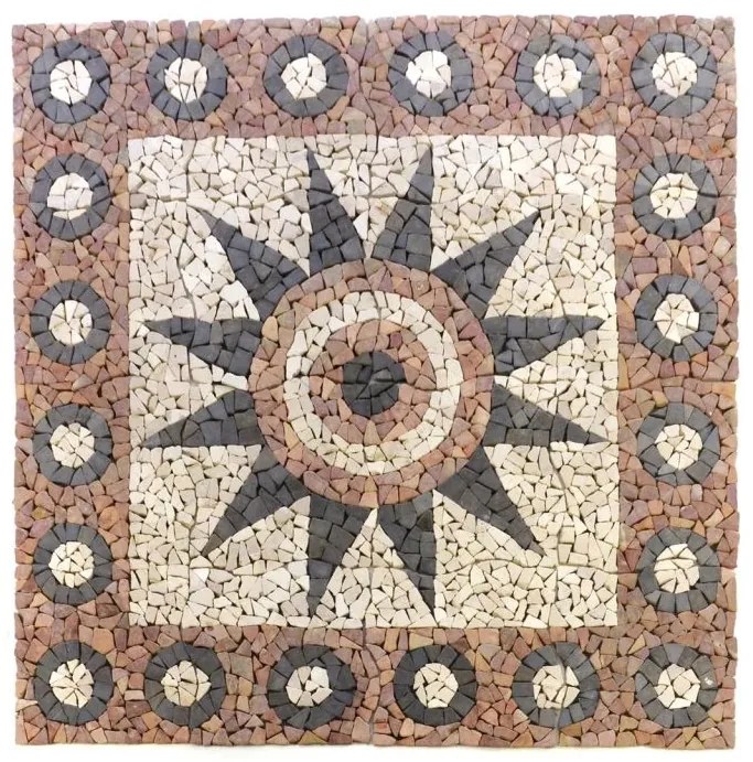 Divero 60386 Mozaika Kvetina 120 cm x 120 cm