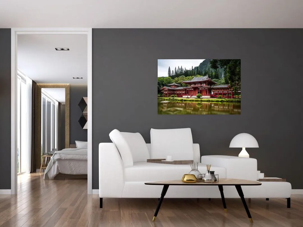 Obraz - Budhistický kláštor (90x60 cm)