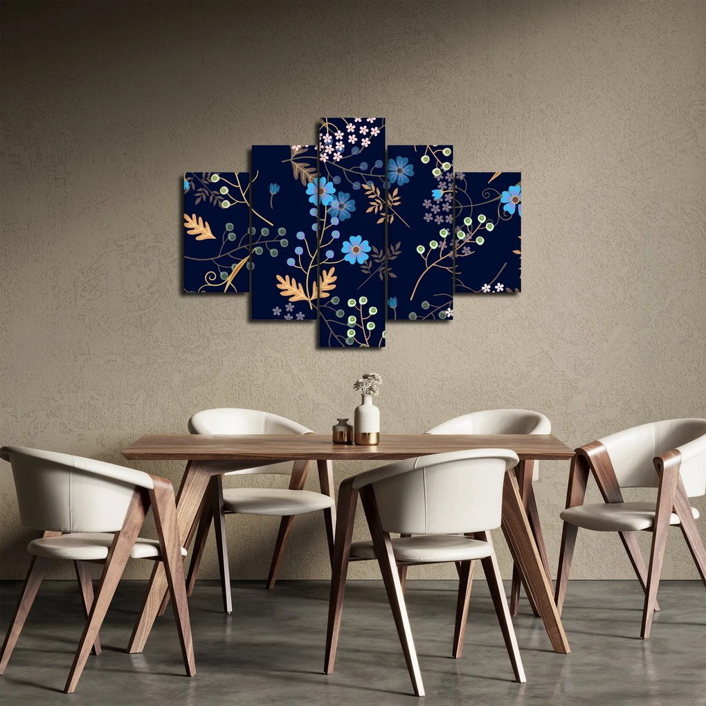 Obraz - Jesenné kvety (150x105 cm)