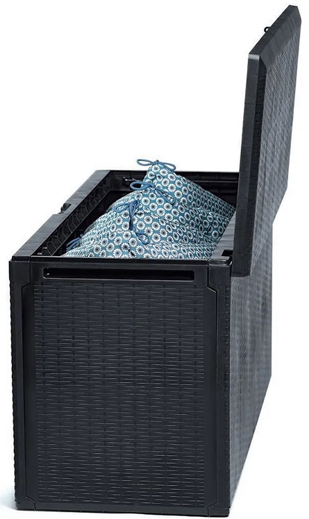 Prosperplast BOXE RATO PLUS Záhradný box 114x47x59,4cm, 290L, umbra hnedý MBRP290