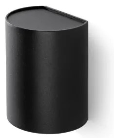 FARO 40523 - Nástenné svietidlo SOLE 1xGU10/8W/230V čierna zaokrúhlený