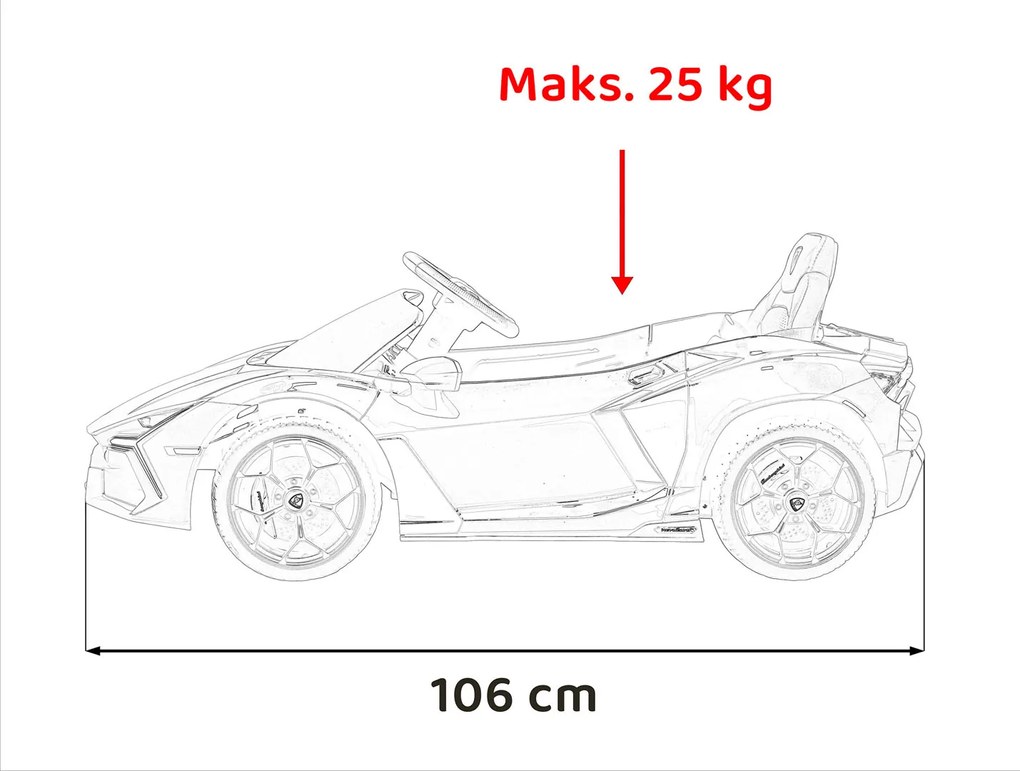Ramiz Vozidlo Lamborghini Revuelto Červená