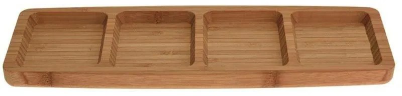 Drevený servírovací podnos Kiri, 33x10x2 cm