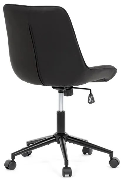 Autronic BONTEC Pracovná stolička, výškovo nastaviteľná, čierna látka, KA-V3120 BK3 Farba: Čierna