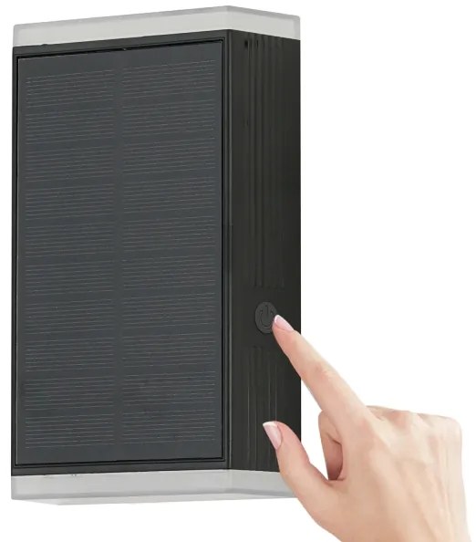 Brilagi - LED solárne nástenné svietidlo SUN GUARD LED/2W/3,7V 2000 mAh IP45