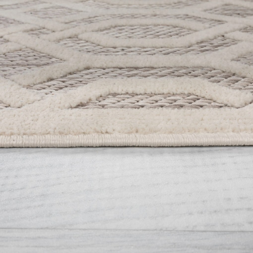 Flair Rugs koberce AKCIA: 66x300 cm Behúň Piatto Mondo Natural – na von aj na doma - 66x300 cm