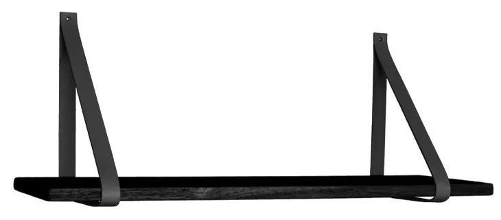 Čierna Polica Forno 80 × 20 × 1.8 cm HOUSE NORDIC