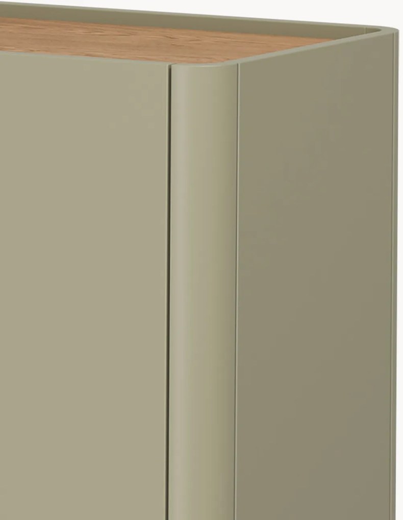Komoda Elivo 150 cm so zásuvkami - eukalyptus / dub baltic dune