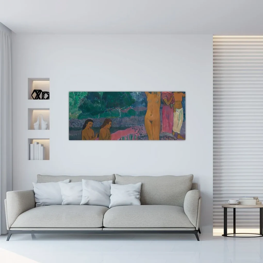 Obraz - Paul Gauguin, The Invocation, reprodukcia (120x50 cm)
