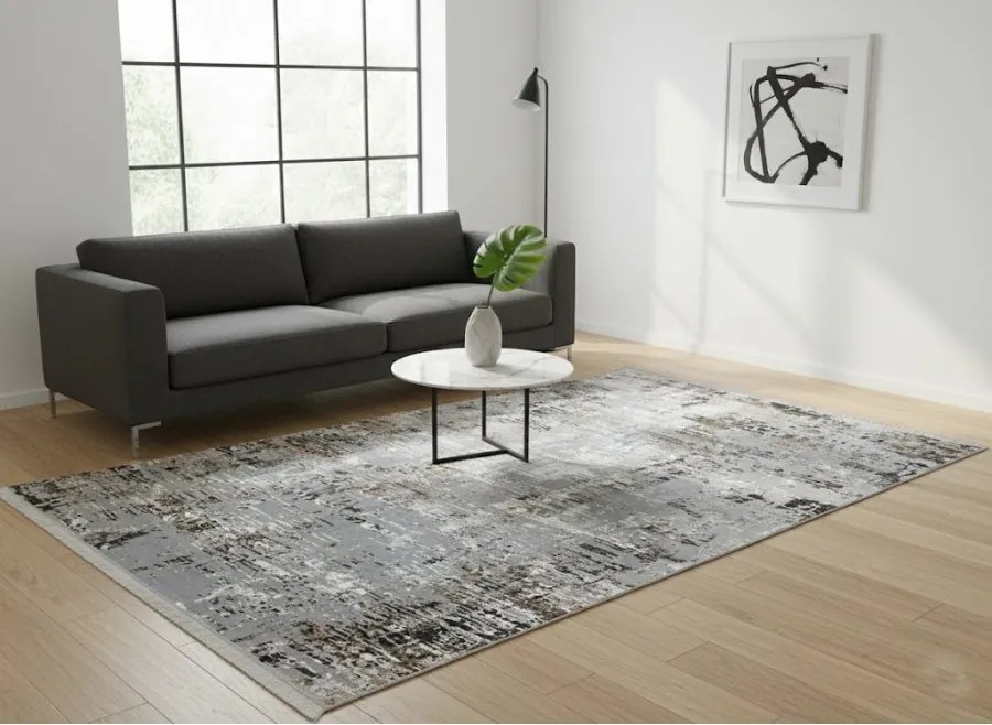 DC Koberec Exclusive 200 sivá čierna Rozmer: 200×290 cm