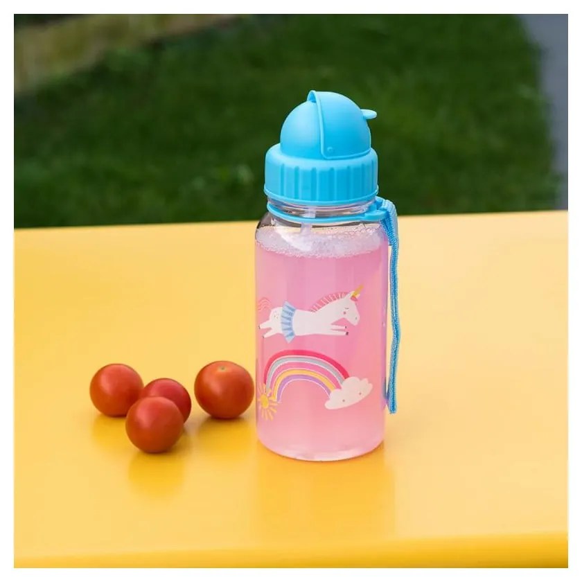Modrá fľaša na vodu Rex London Magical Unicorn