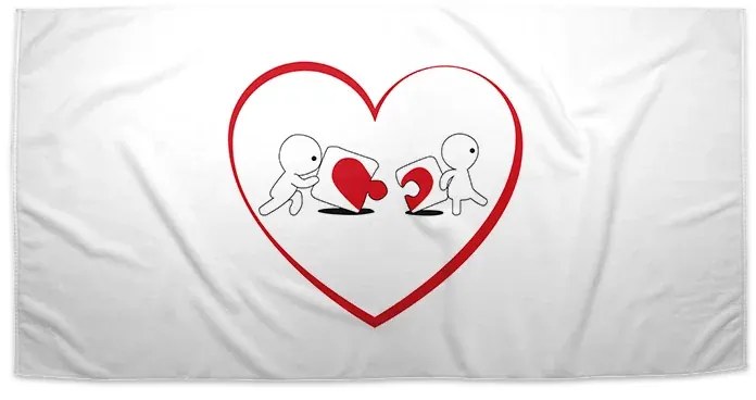 Sablio Uterák Puzzle love - 50x100 cm