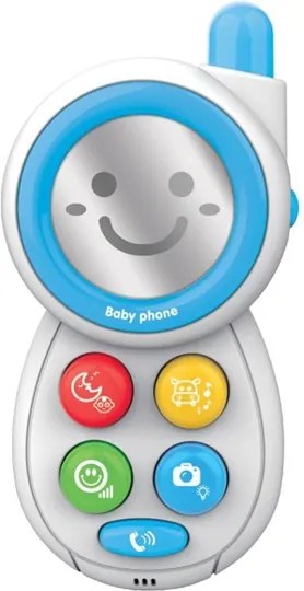 BABY MIX Nezaradené Detská hračka so zvukom Baby Mix Telefónik modrý Modrá |
